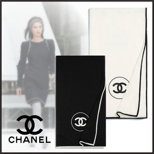 【人気】CHANEL★カシミヤ&シルク　ストール★すぐ届く！  A52032 X01249 C2666/C2677